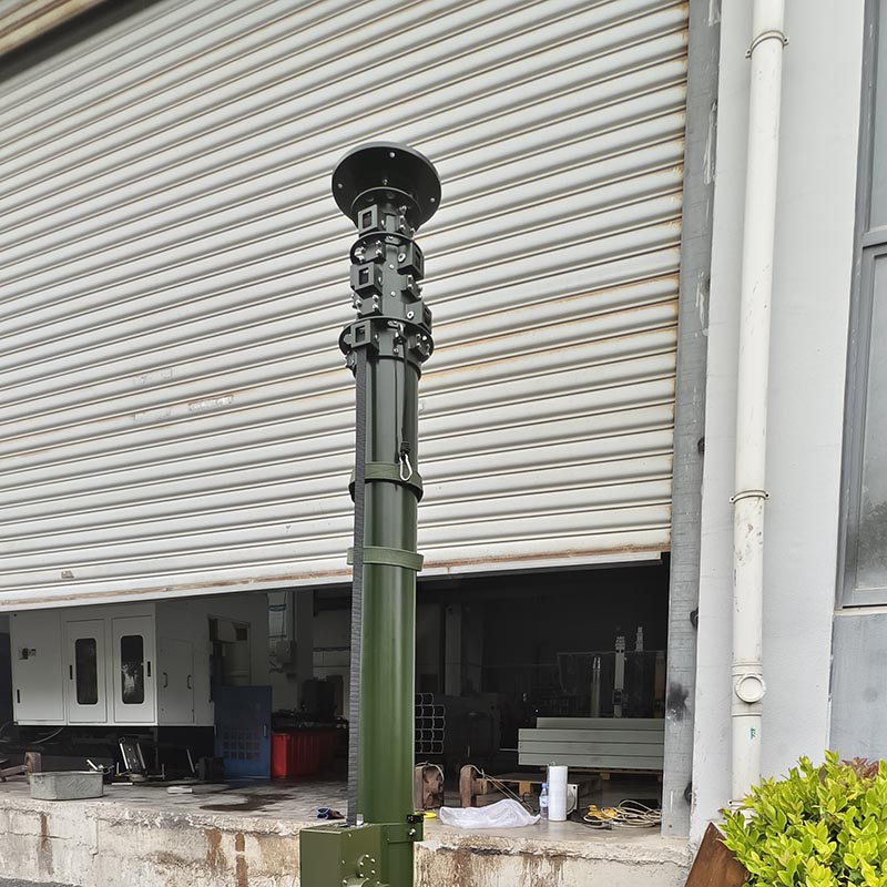 Handmast aus Kohlefaser